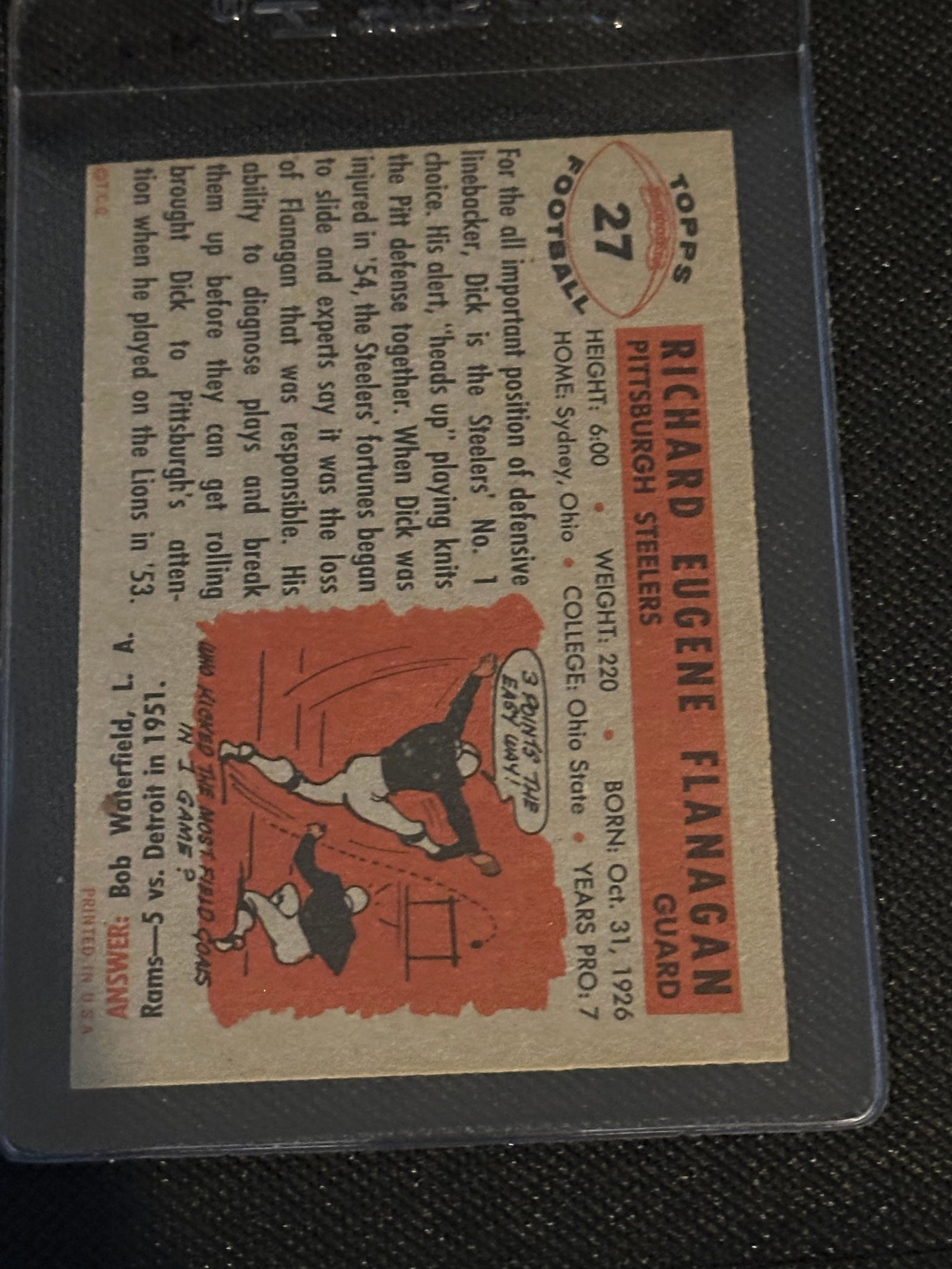 1956 Topps Vintage Football Trading Cards - 2
