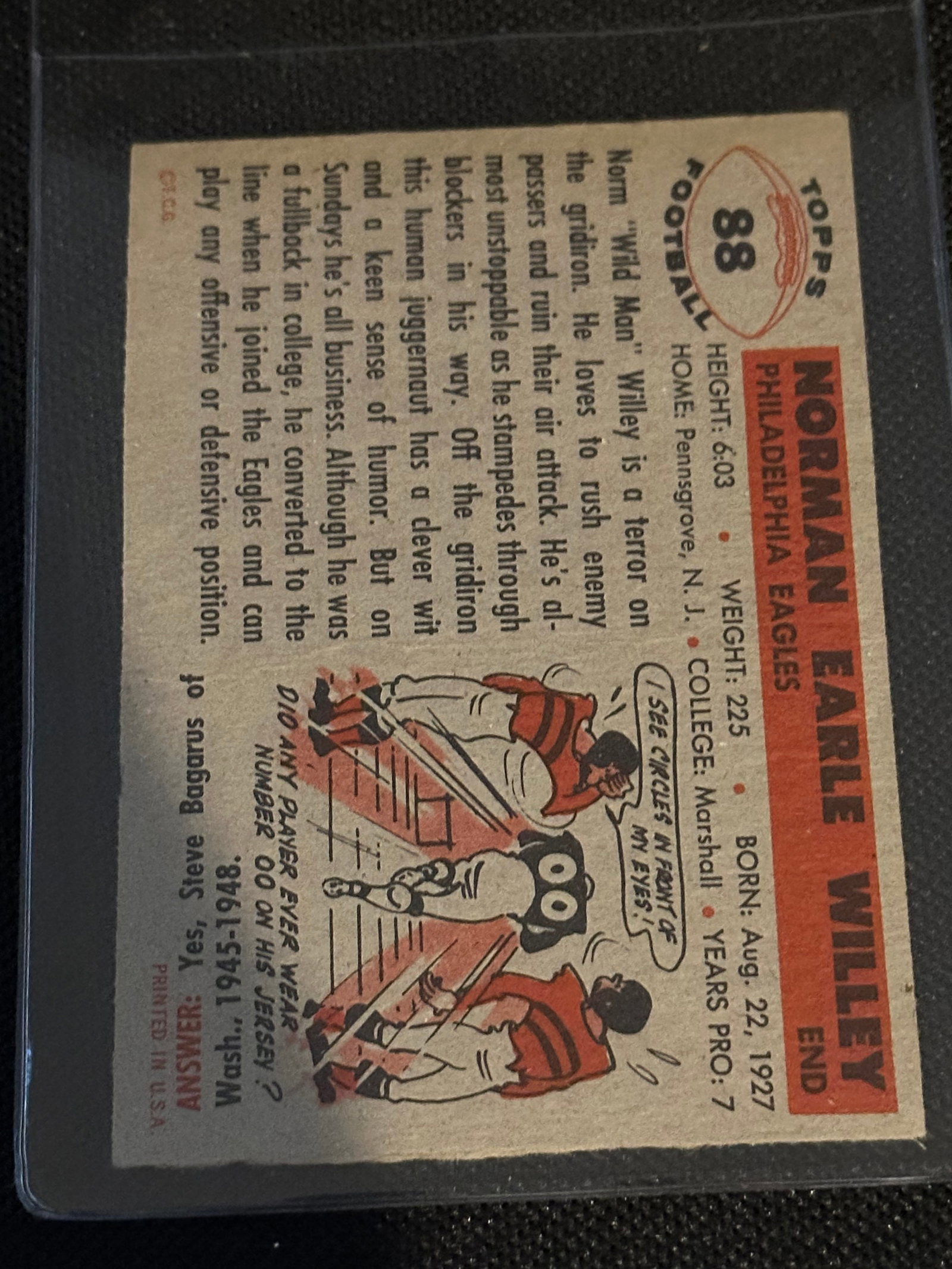 1956 Topps Vintage Football Trading Cards - 2