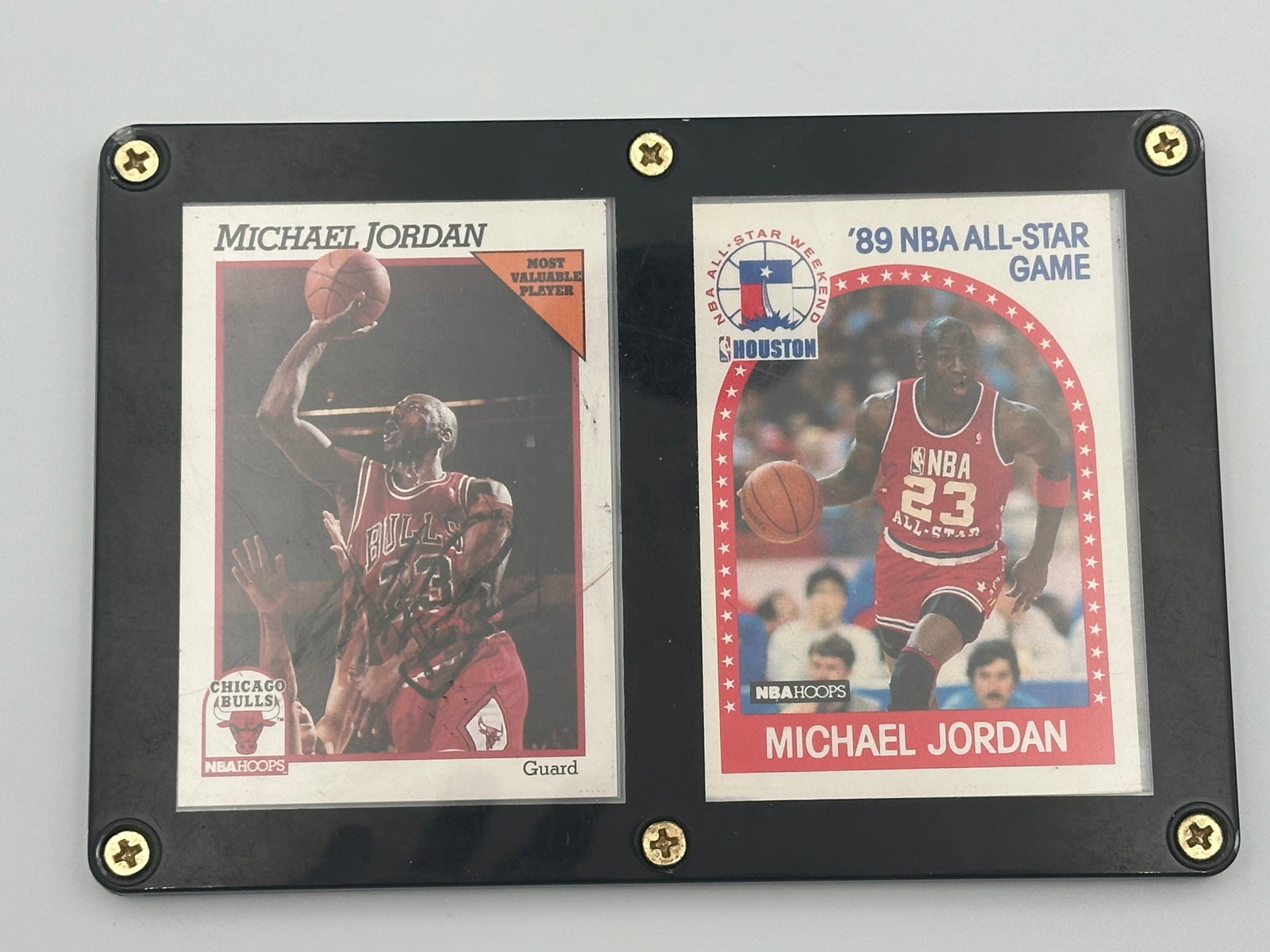 Michel Jordan Signed Basketball Card in Screwdown - 7