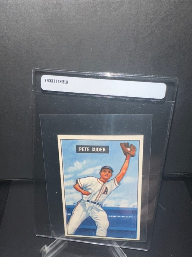1951 Bowman Pete Suder Baseball Card (1 of 2)