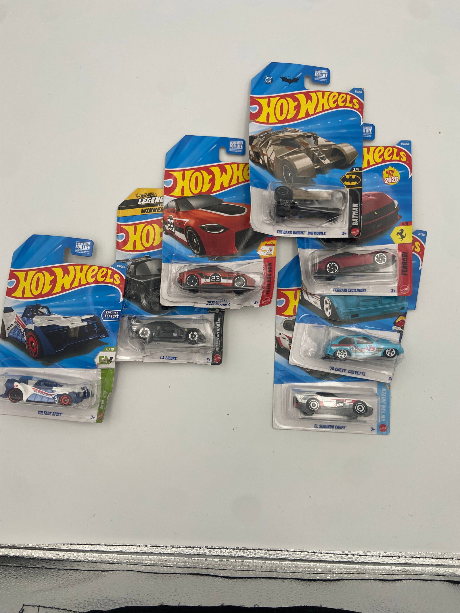 Hot Wheels die-cast vehicles in their original packaging. (1 of 1)
