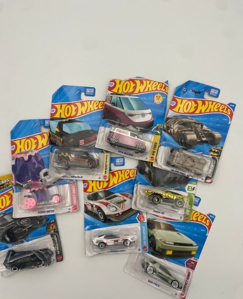 Hot Wheels die-cast vehicles in their original packaging. (1 of 1)