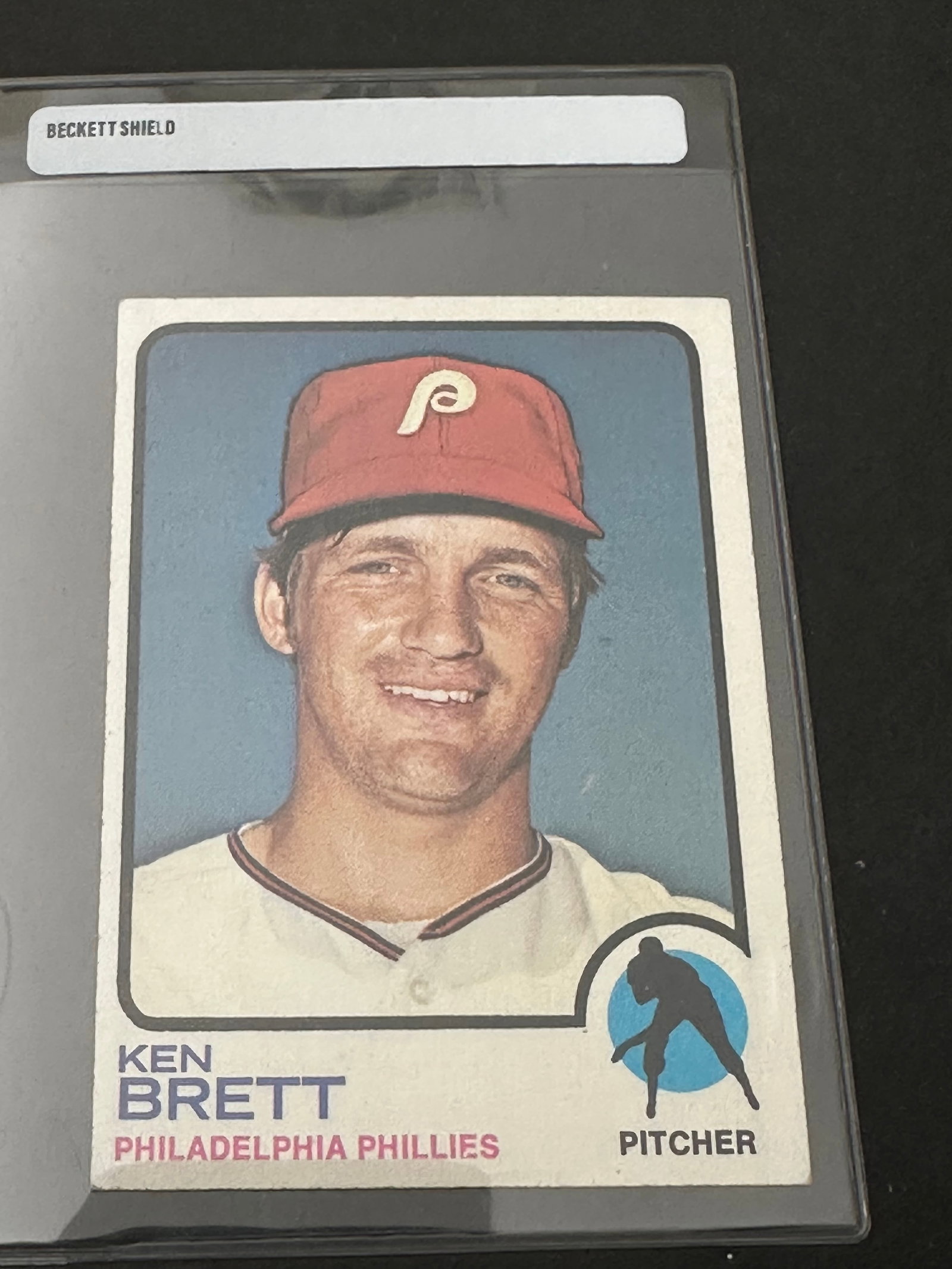 Ken Brett of the Philadelphia Phillies (1 of 2)