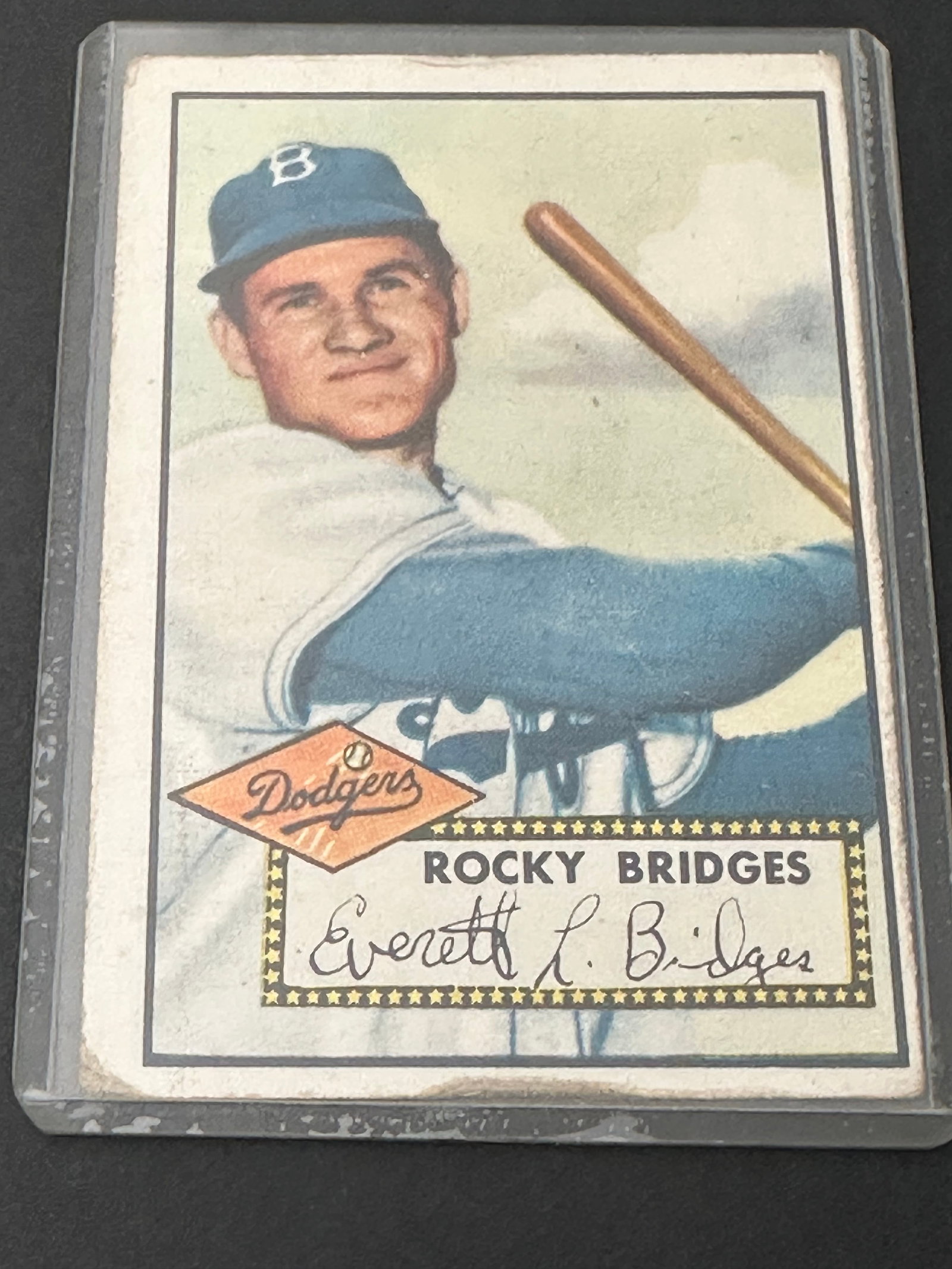 Brooklyn Dodgers player Rocky Bridges (1 of 2)