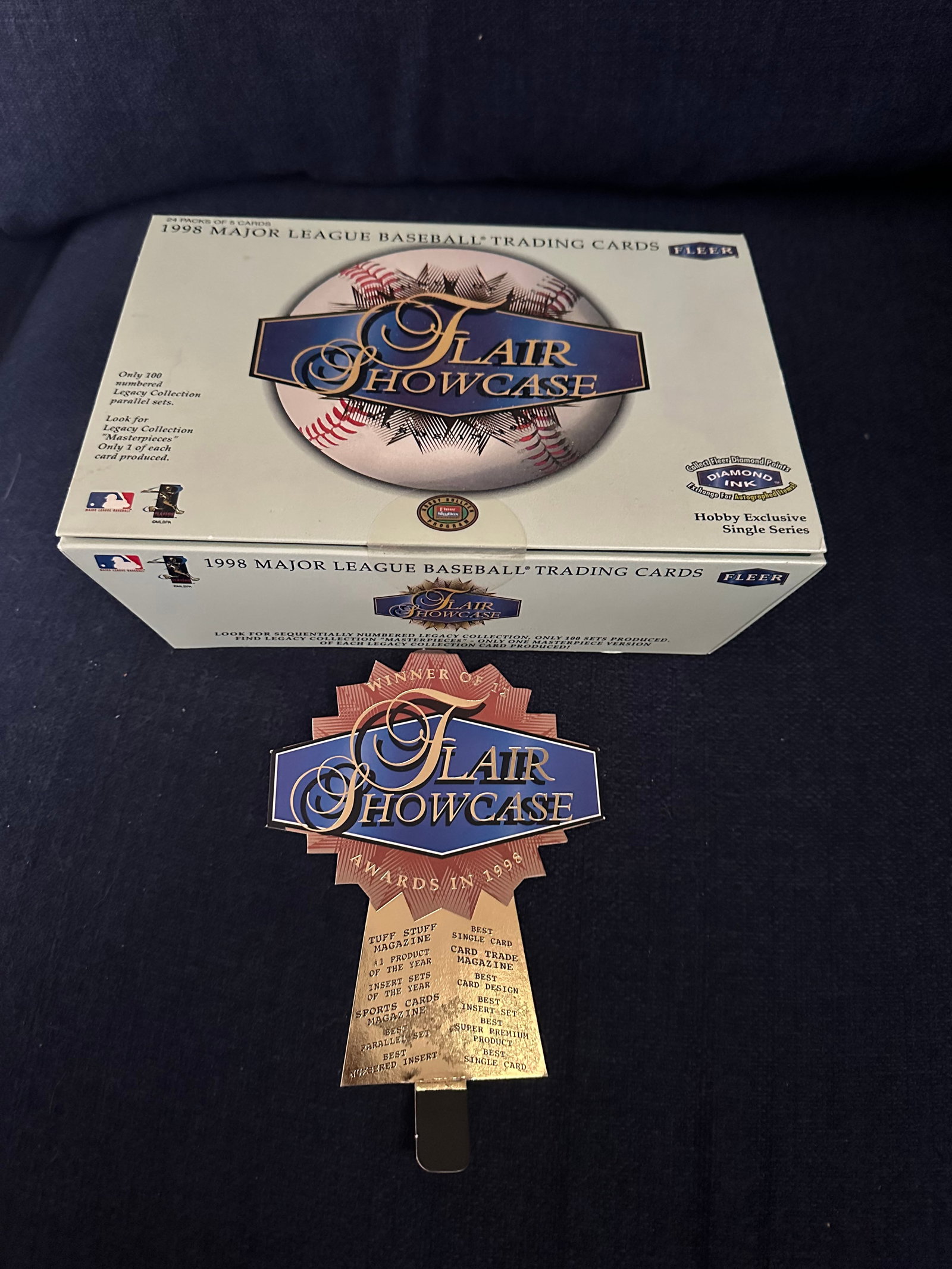 1998 Fleer Flair Showcase Baseball Hobby Box (1 of 2)