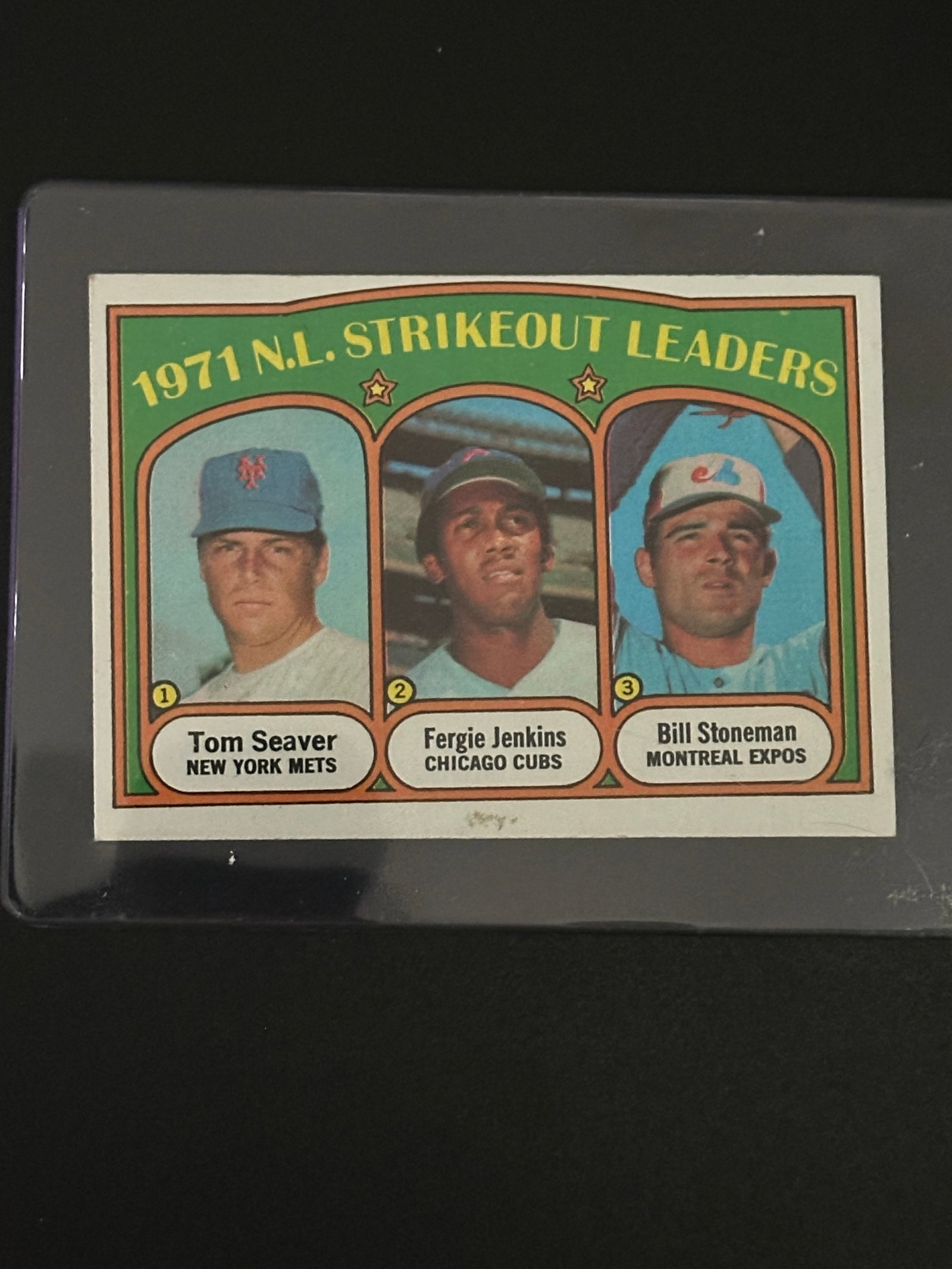 1972 Topps NL Strikeout Leaders Baseball Card: 1972 Topps NL Strikeout Leaders Baseball Card