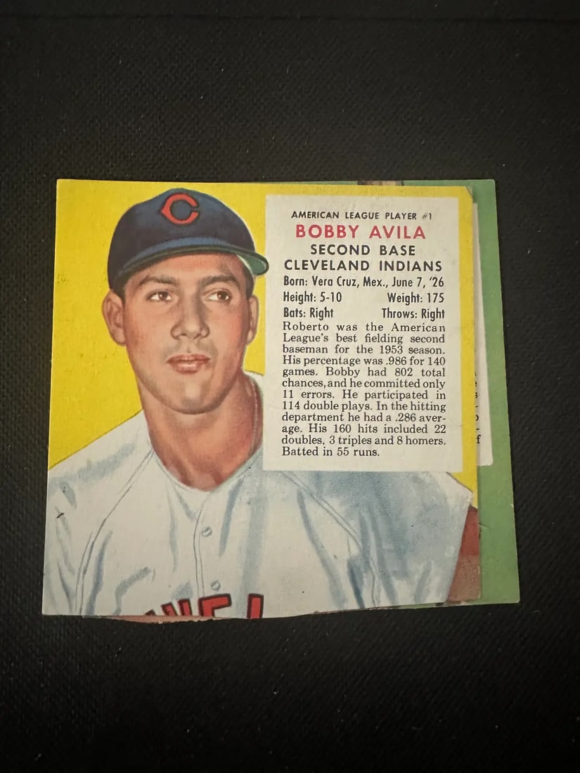 1952 Red Man Baseball Trading Cards: Vintage - Wax - New -Raw - Ungraded - Condition is as Shown and sold as is