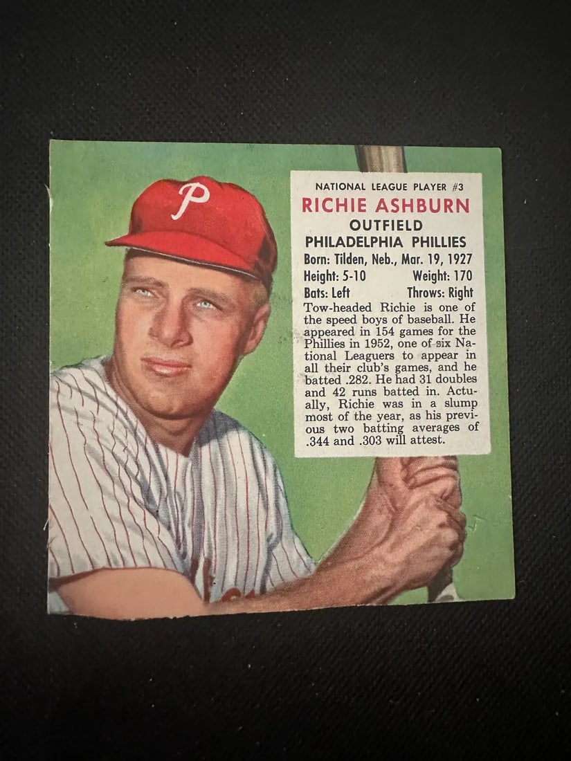 1952 Red Man Baseball Trading Cards: Vintage - Wax - New -Raw - Ungraded - Condition is as Shown and sold as is
