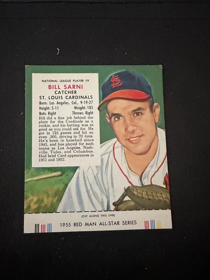 Rare With Tab -1952 Red Man Baseball Trading Cards: Rare With Tab -1952 Red Man Baseball Trading Cards Vintage - -Raw - Ungraded - Condition is as Shown and sold as is