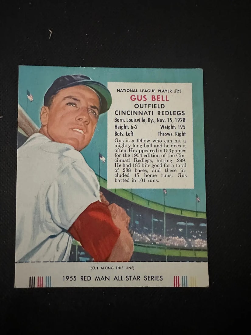 Rare With Tab -1952 Red Man Baseball Trading Cards: Rare With Tab -1952 Red Man Baseball Trading Cards Vintage - -Raw - Ungraded - Condition is as Shown and sold as is
