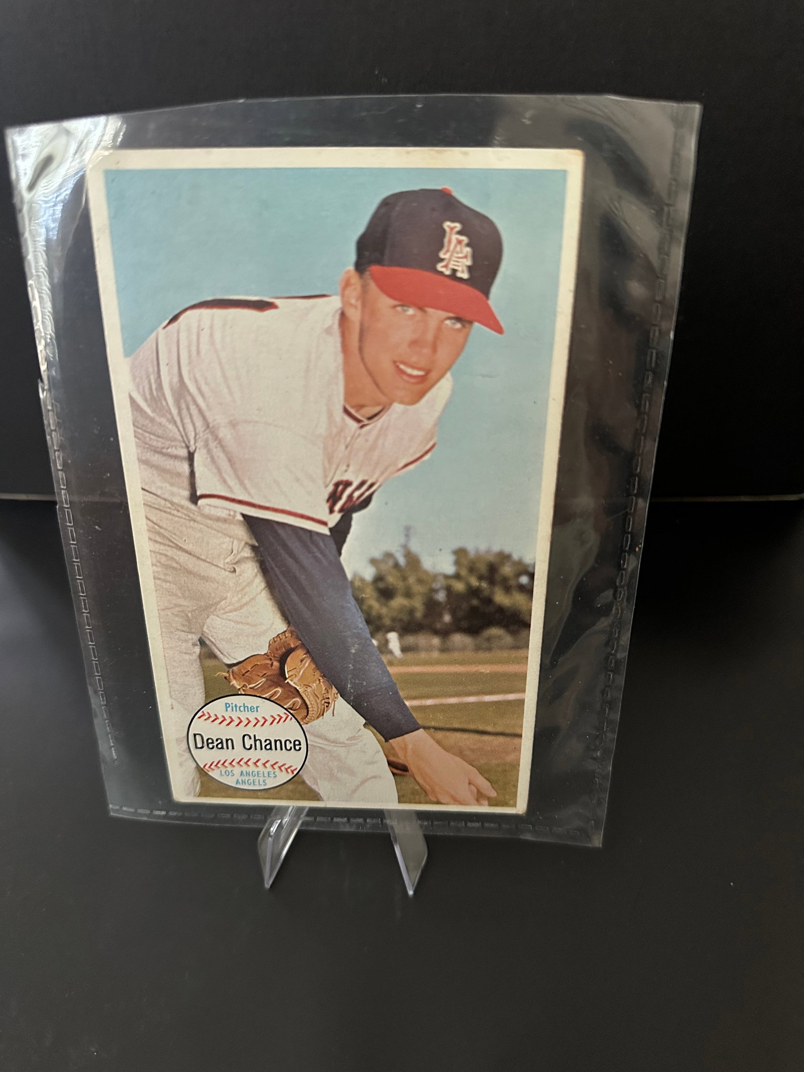 1964 Topps Giant Dean Chance Baseball Card (1 of 2)