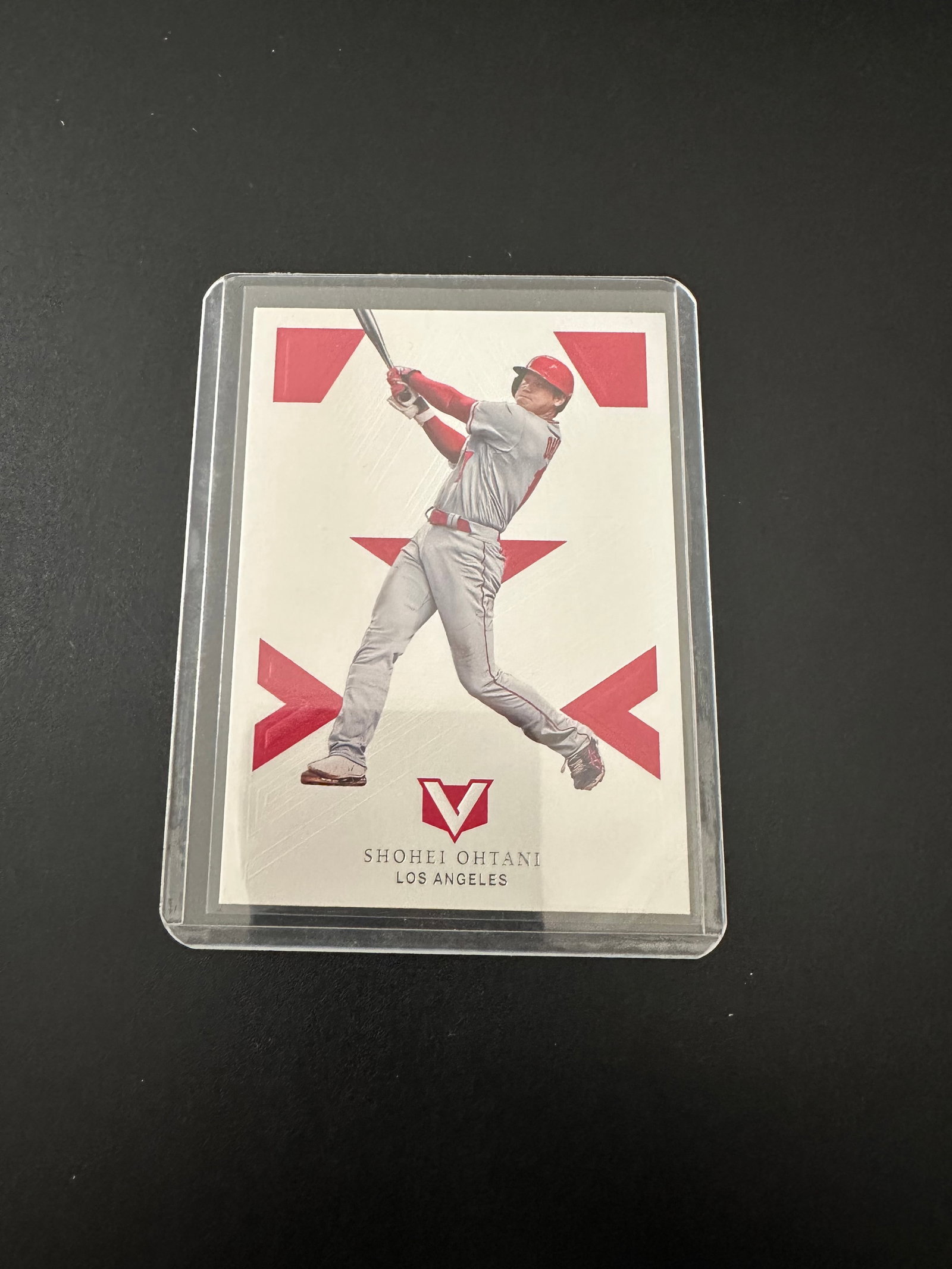 2022 Panini Chronicles Vertex baseball card featuring Shohei Ohtani: 2022 Panini Chronicles Vertex baseball card featuring Shohei Ohtani