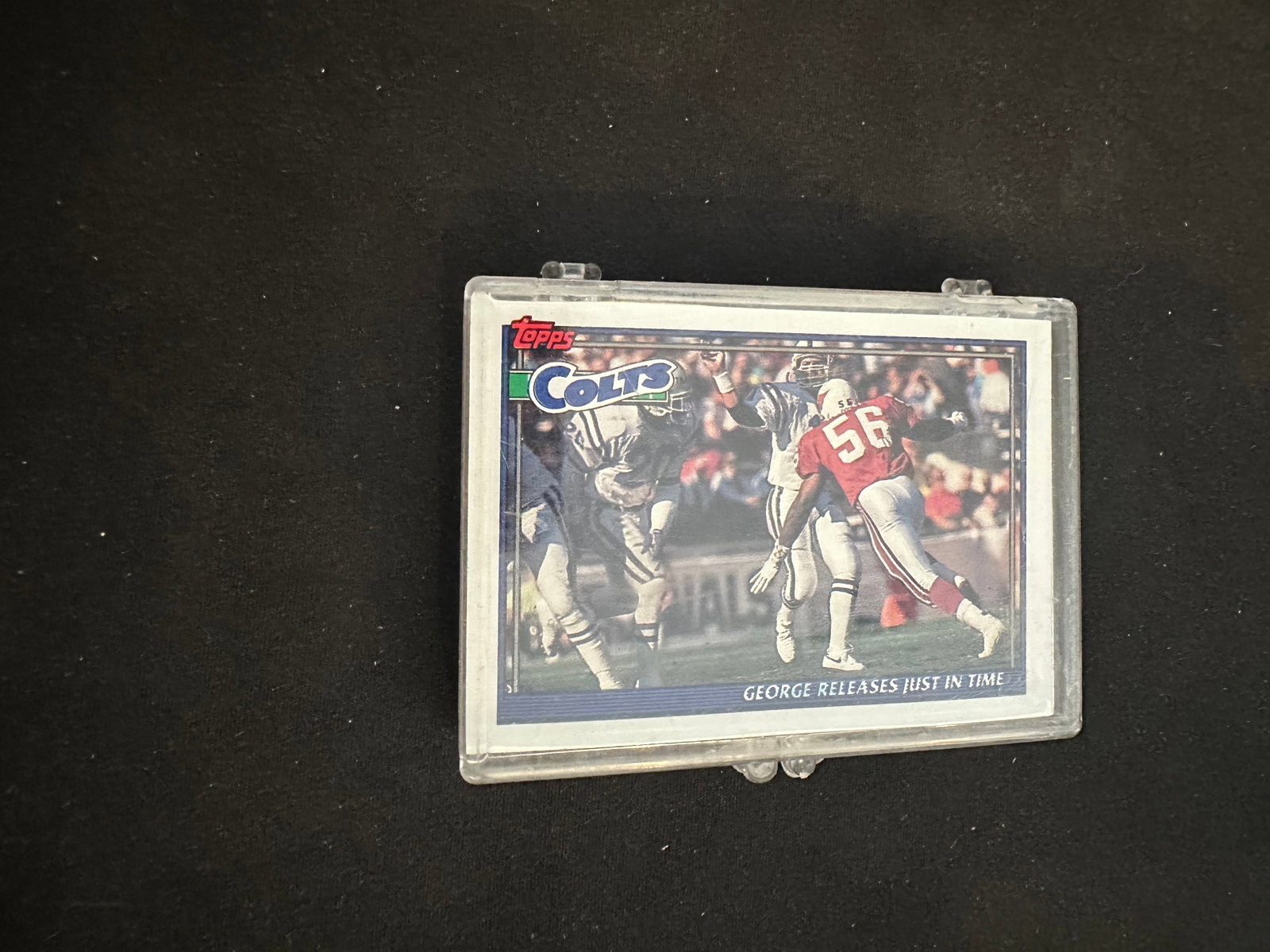 Vintage NFL COLTS Unsorted Cards: Unsorted in a Small Case - Mystery NFL Colts LOT - BID on what you see