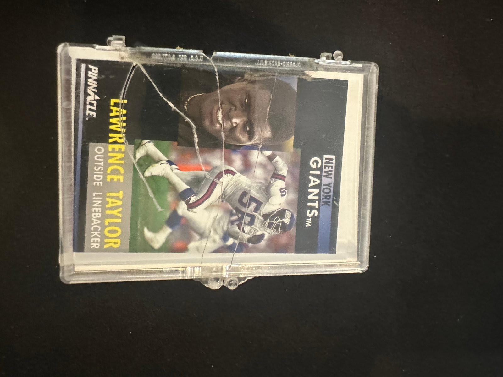 VINTAGE - NFL New York Giants LOT: Collection of New York Giants NFL Cards from Home Safe - In Protective Case - Bid on What you see - Did not sort .