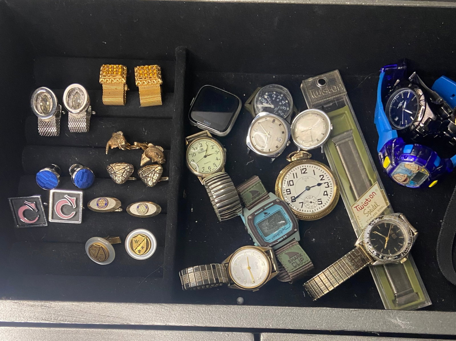 Men's Vintage Timepieces And Cuff Links (1 of 1)