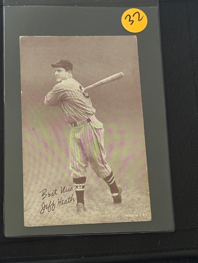 Jeff Heath- Autographed Baseball Card (1 of 1)