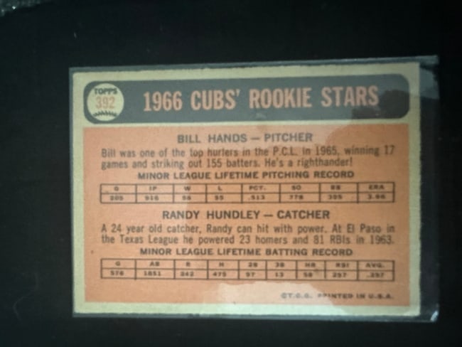 1966 Chicago Cubs "rookie Stars" - 2