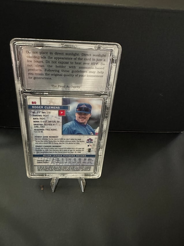 1999 Roger Clemens Trading Card - Gem Mint 10 - 2