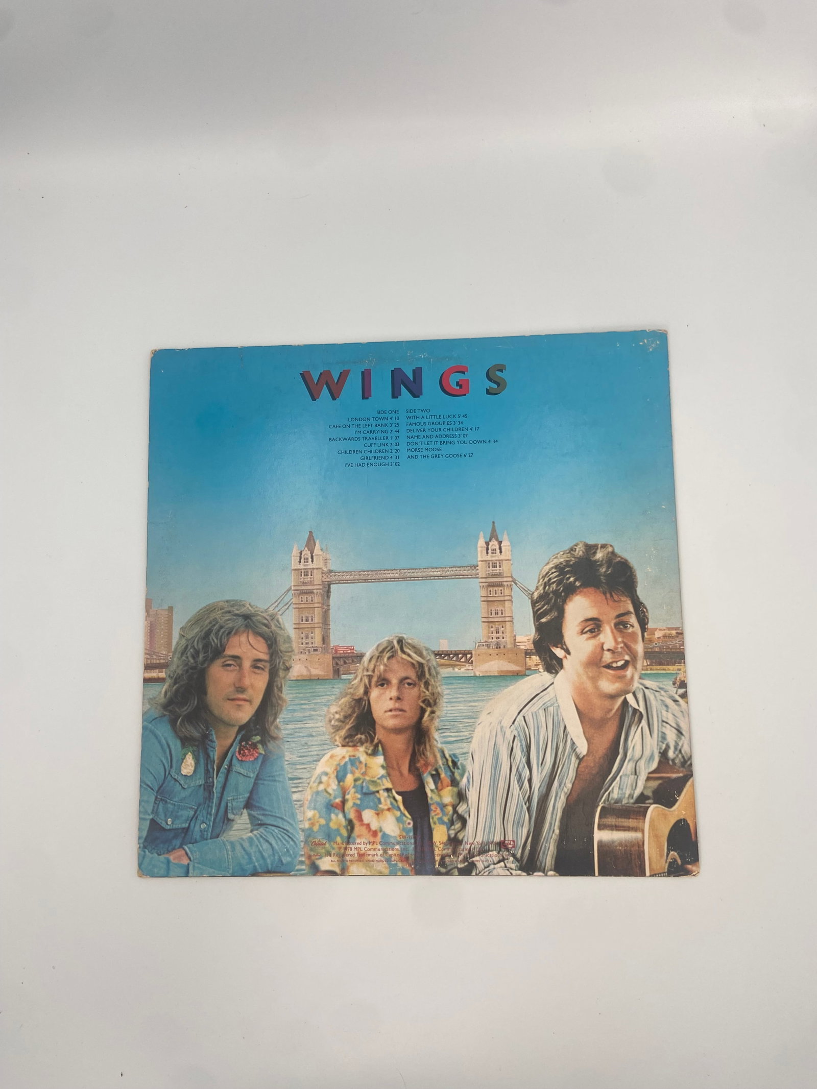 Wings' 1978 Studio Album London Town. - 2