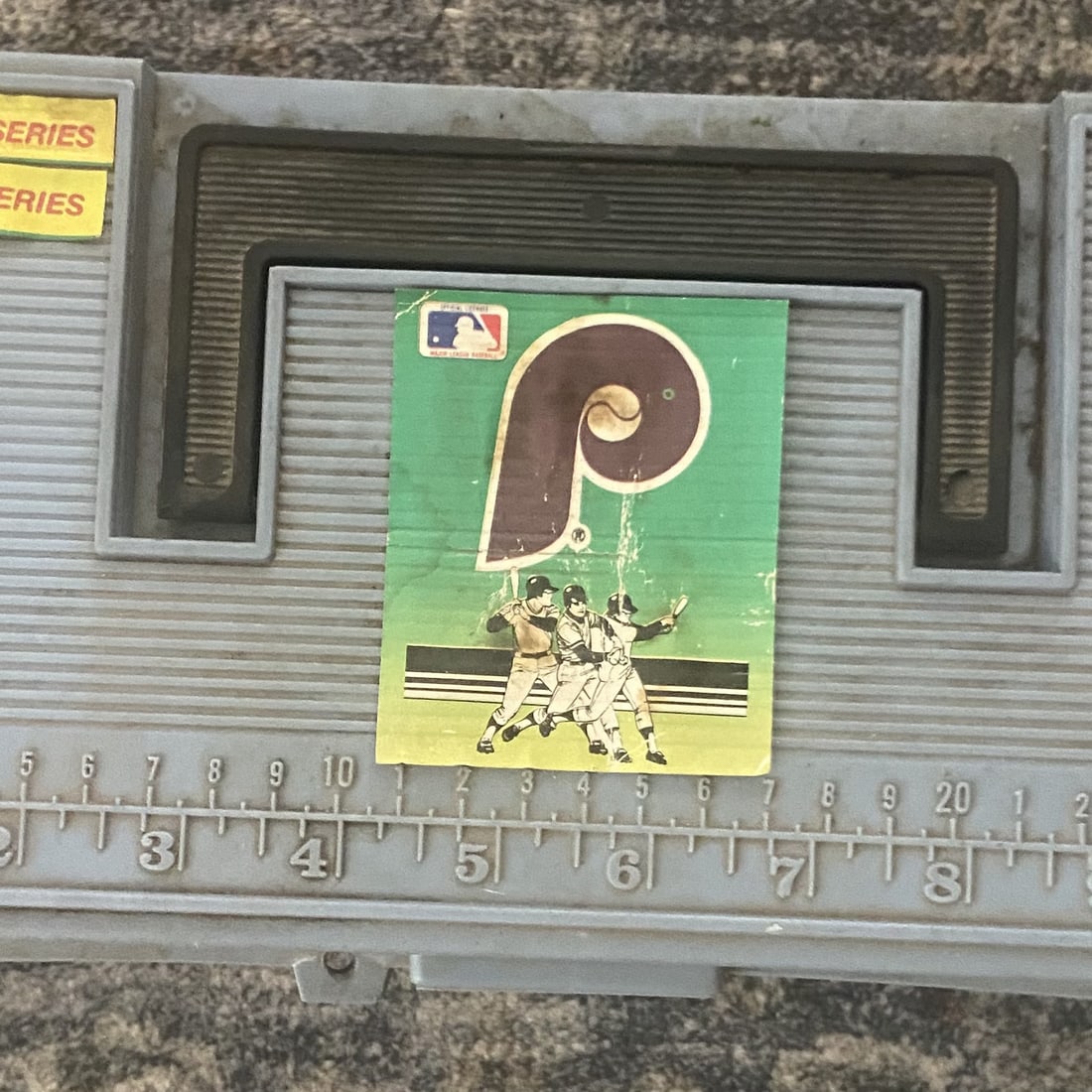 Old Baseball Cards - Bid On What You See - Took Pictures Without Sorting: Tackle box full of old unsorted cards including protective sleeves. Looks like a box of next cards up to be sorted. Some card sets in baggies ready to but in sleeves
