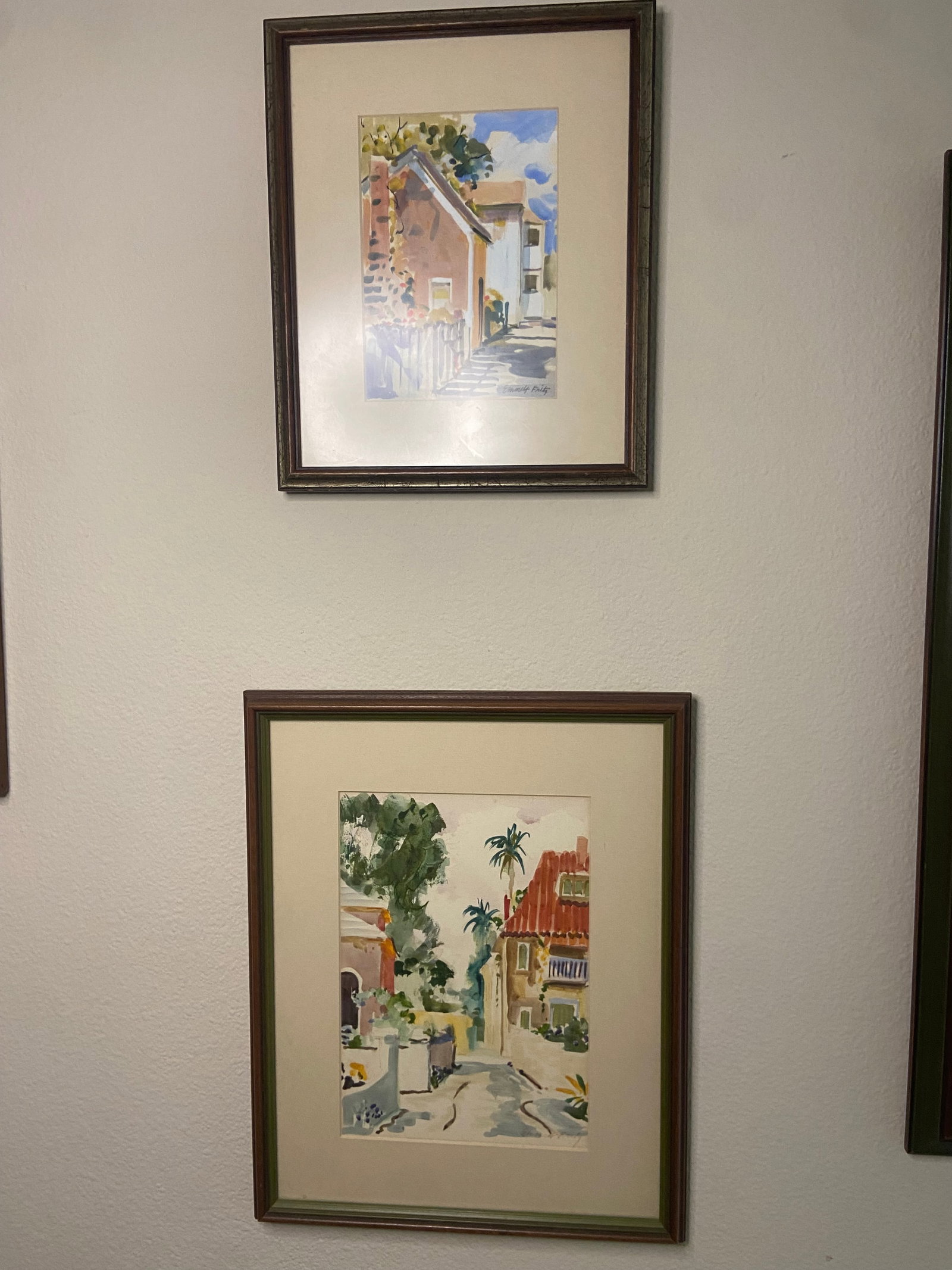 Emmett Fritz Watercolor House Paintings - 2