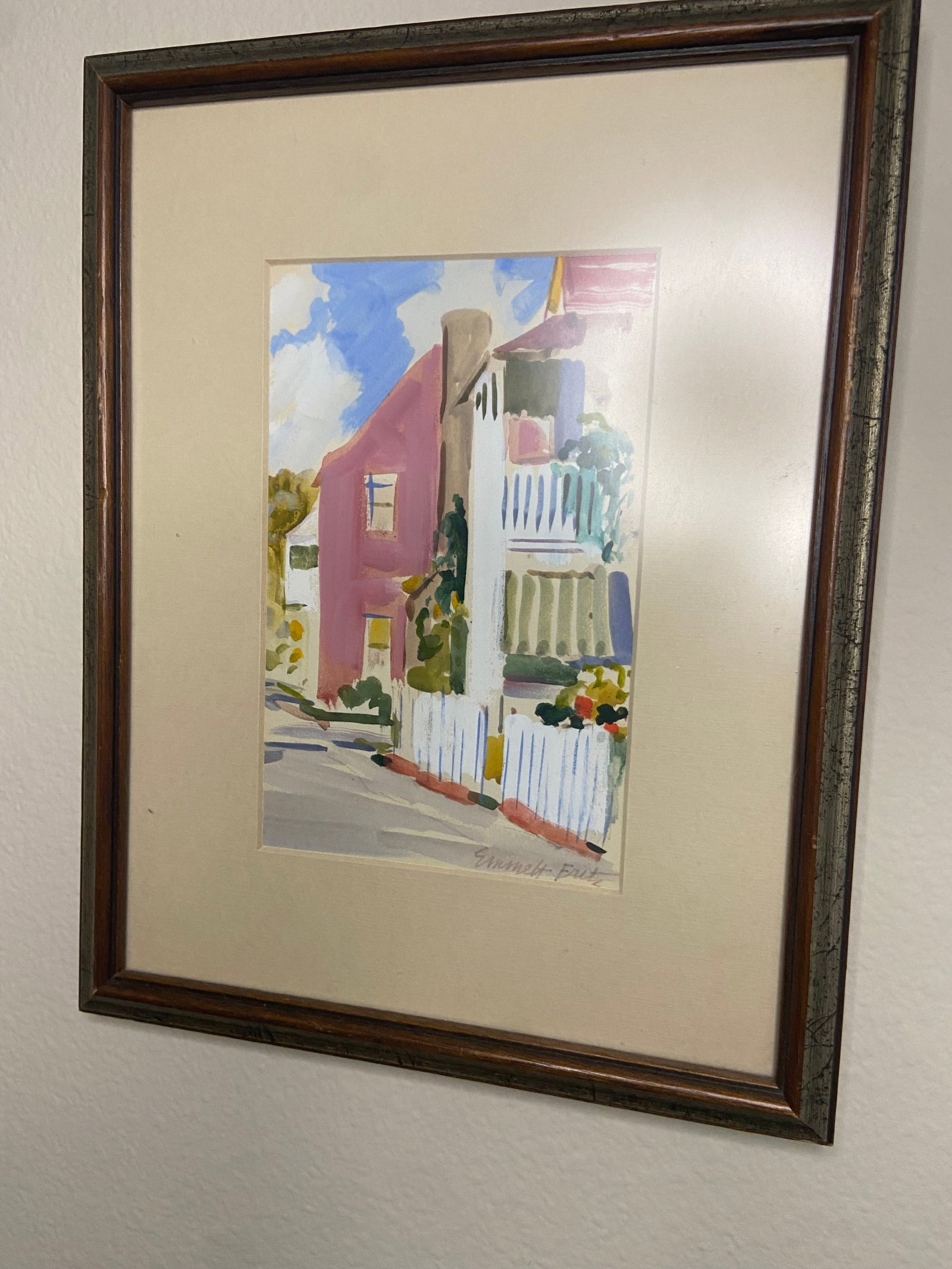 Emmett Fritz Watercolor House Paintings - 3