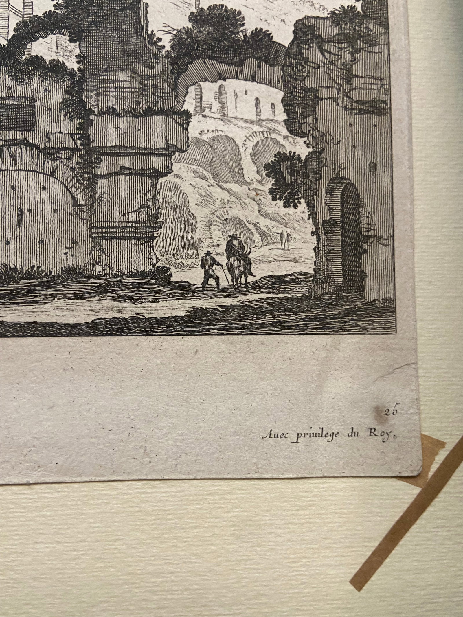 17th Century French Etching By Perelle And Asselin - 2