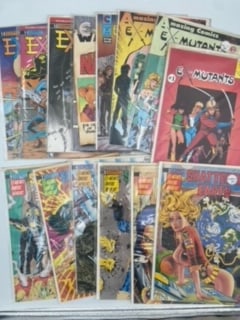 Copper Age 1980s And Modern Dark Age 1990s Comic Books: Eternity comics bagged and boarded. Lot of 14