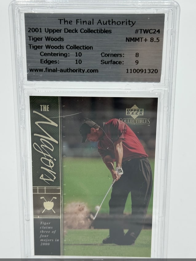 2001 Upper Deck Tiger Woods Trading Card #twc24 (1 of 2)