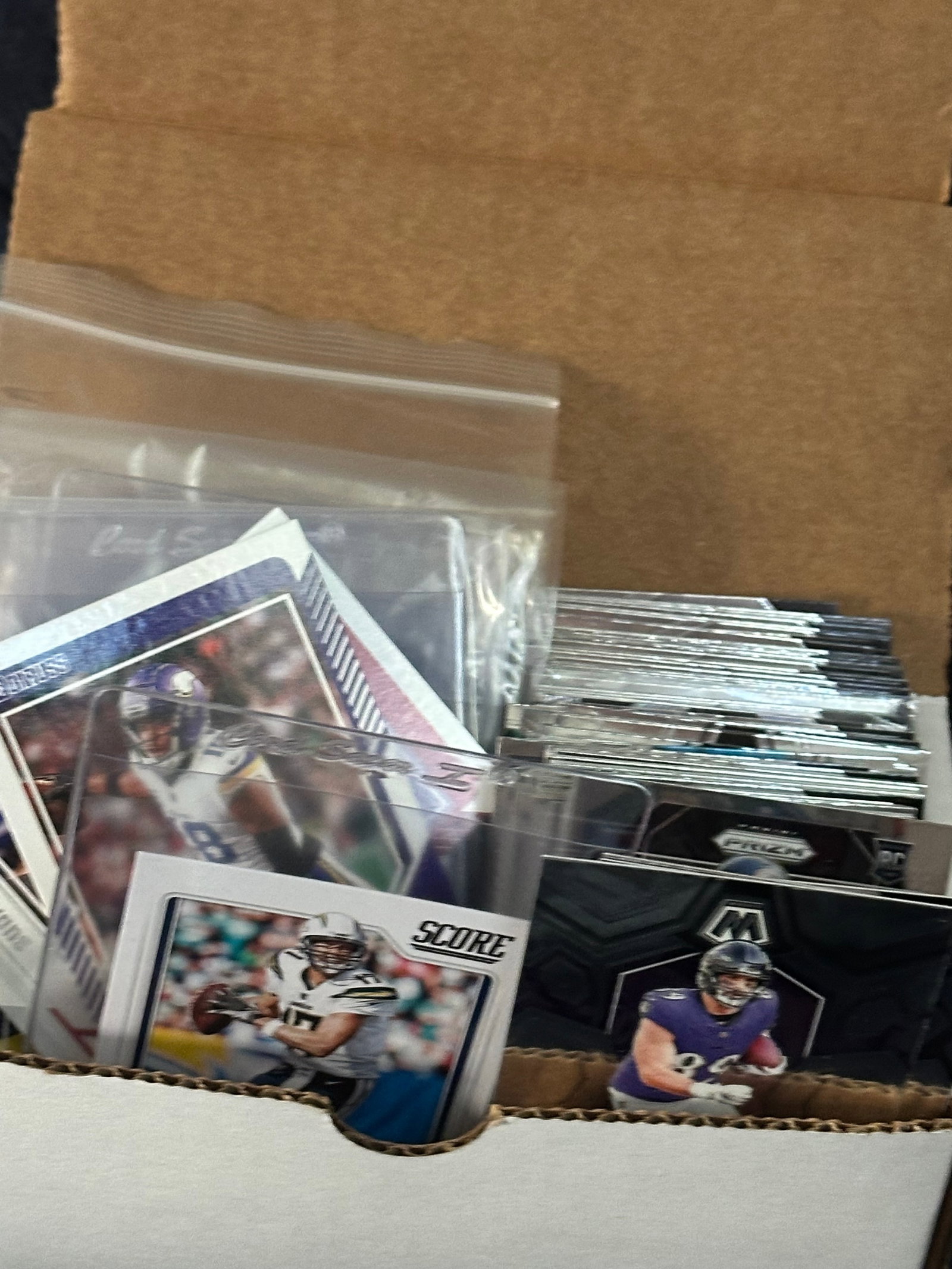 Assorted Football Trading Card Lot