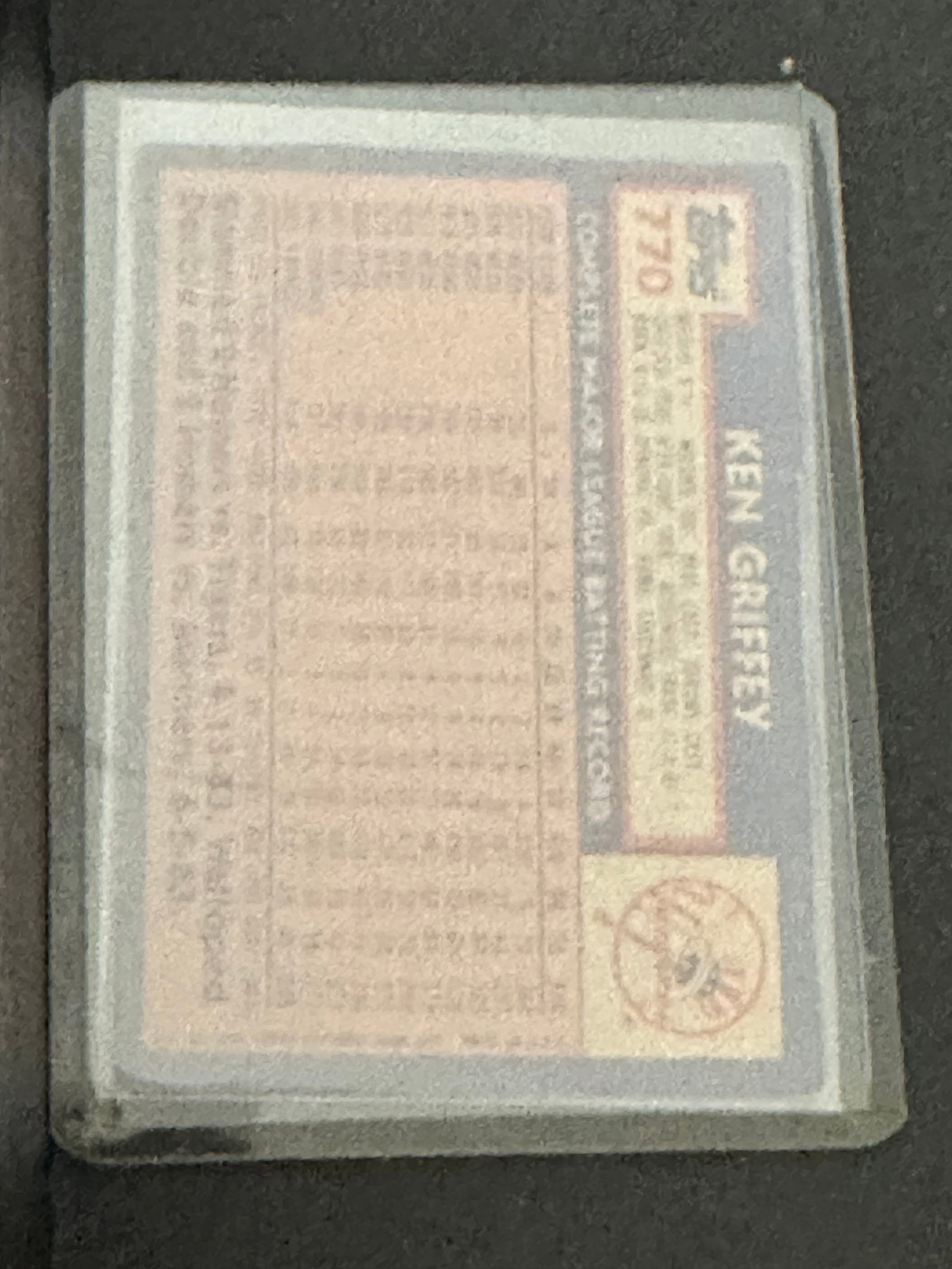 1974 Topps Ken Griffey Sr. New York Yankees Card - 2