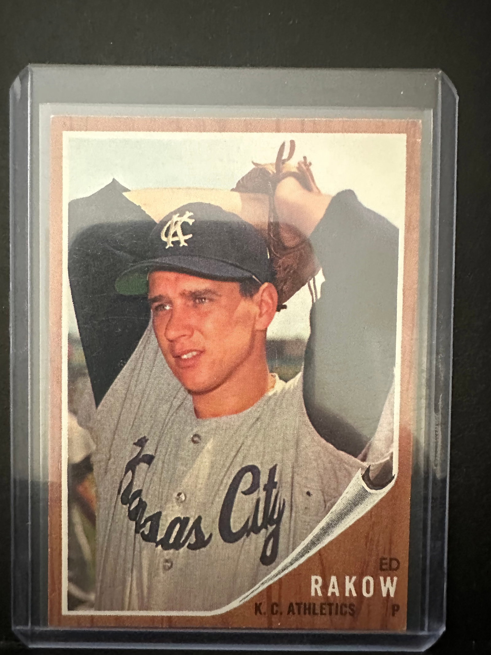 1962 Topps Ed Rakow Kansas City Athletics Baseball Card (1 of 2)