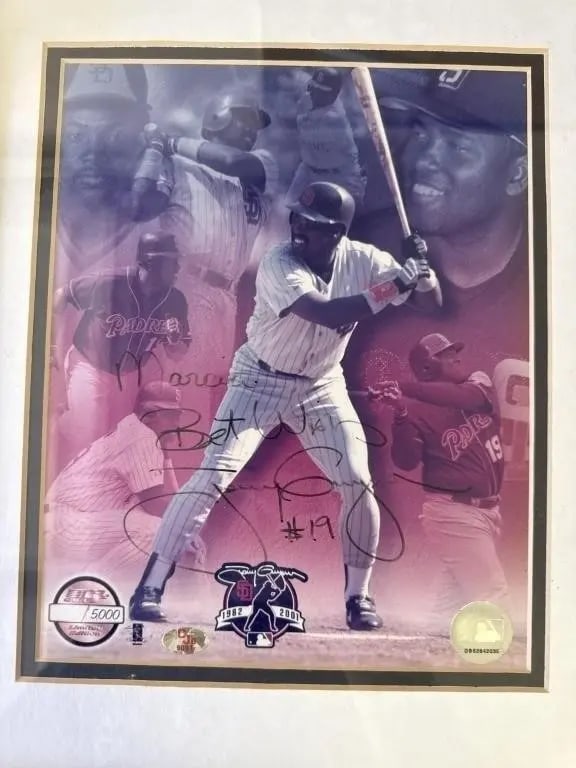 Tony Gwynn Signed Hof Picture (1 of 1)