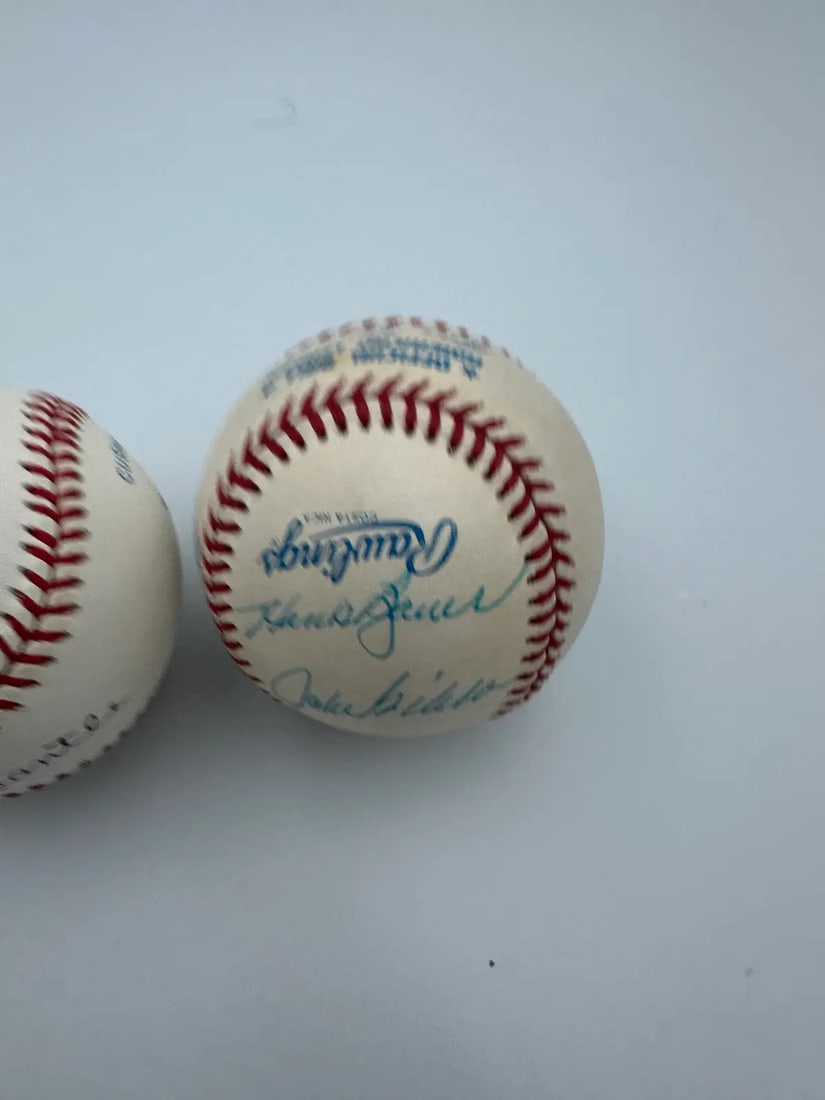 Yankees Greats - Signed Baseball Lot - 4