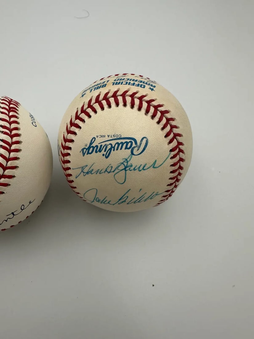 Yankees Greats - Signed Baseball Lot - 5