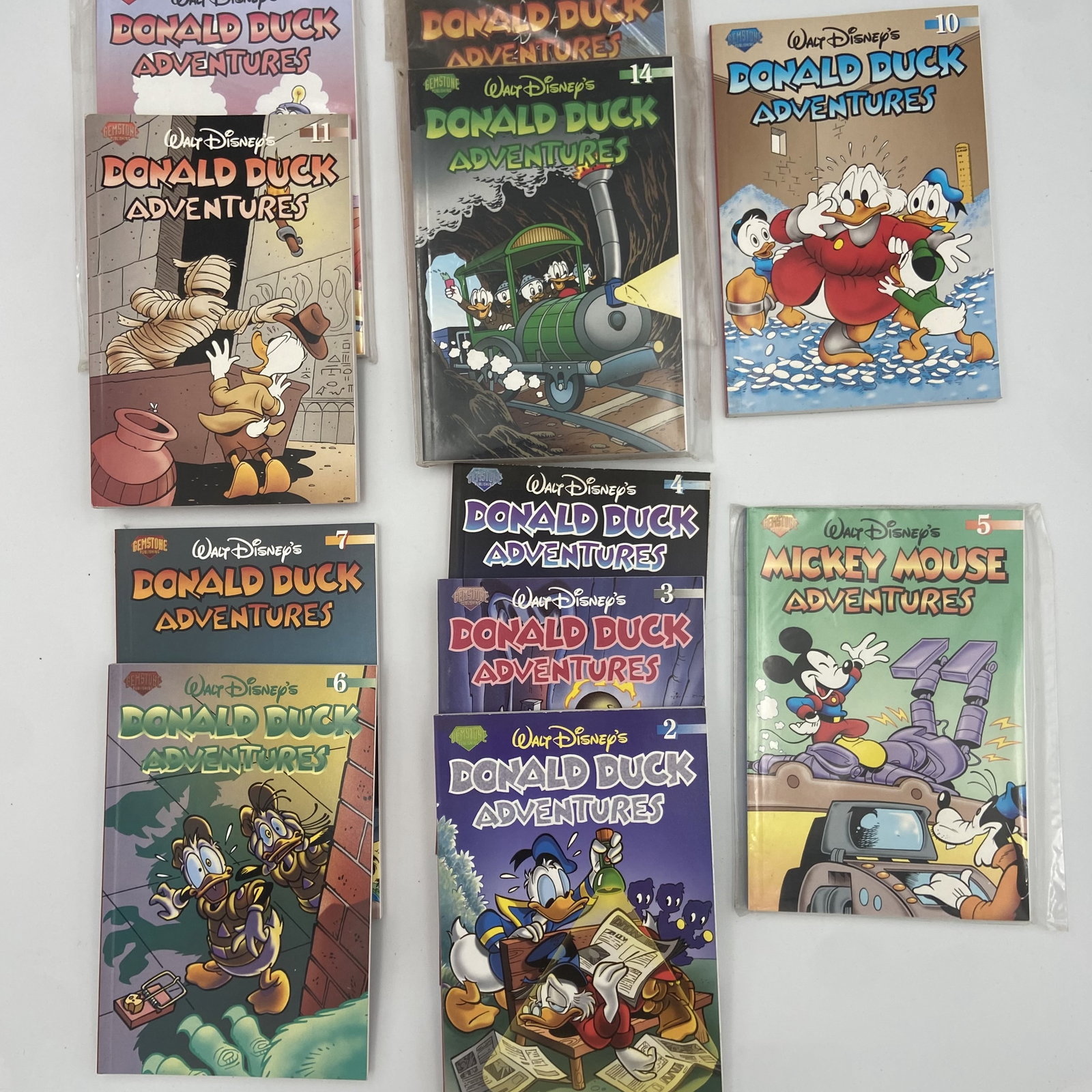 Disney Kids Books: Lot of 11 disney donald duck books fulled with comic stories. From overstocked comic book store