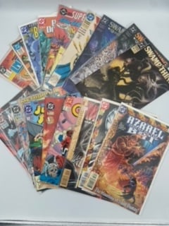Dc Comics. . Lot Of 18: Variety of dc comics. Some bagged and boarded. Lot of 18. Copper age and modern dark age