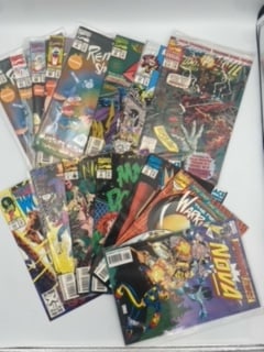 Marvel Comics.: Variety of marvel comics. Some bagged. Lot of 15. Copper age and modern dark age