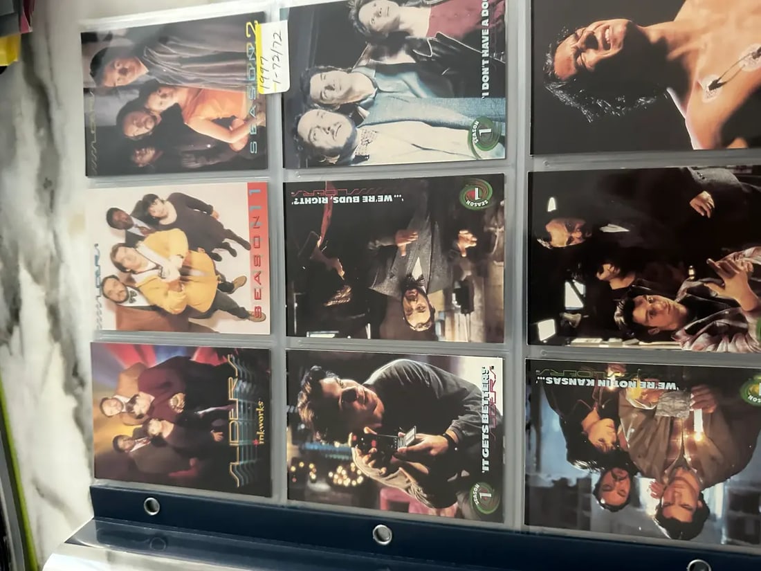 Non Sports Trading Cards - Sliders: Full binder of cards - raw - ungraded - condition is as shown and sold as is