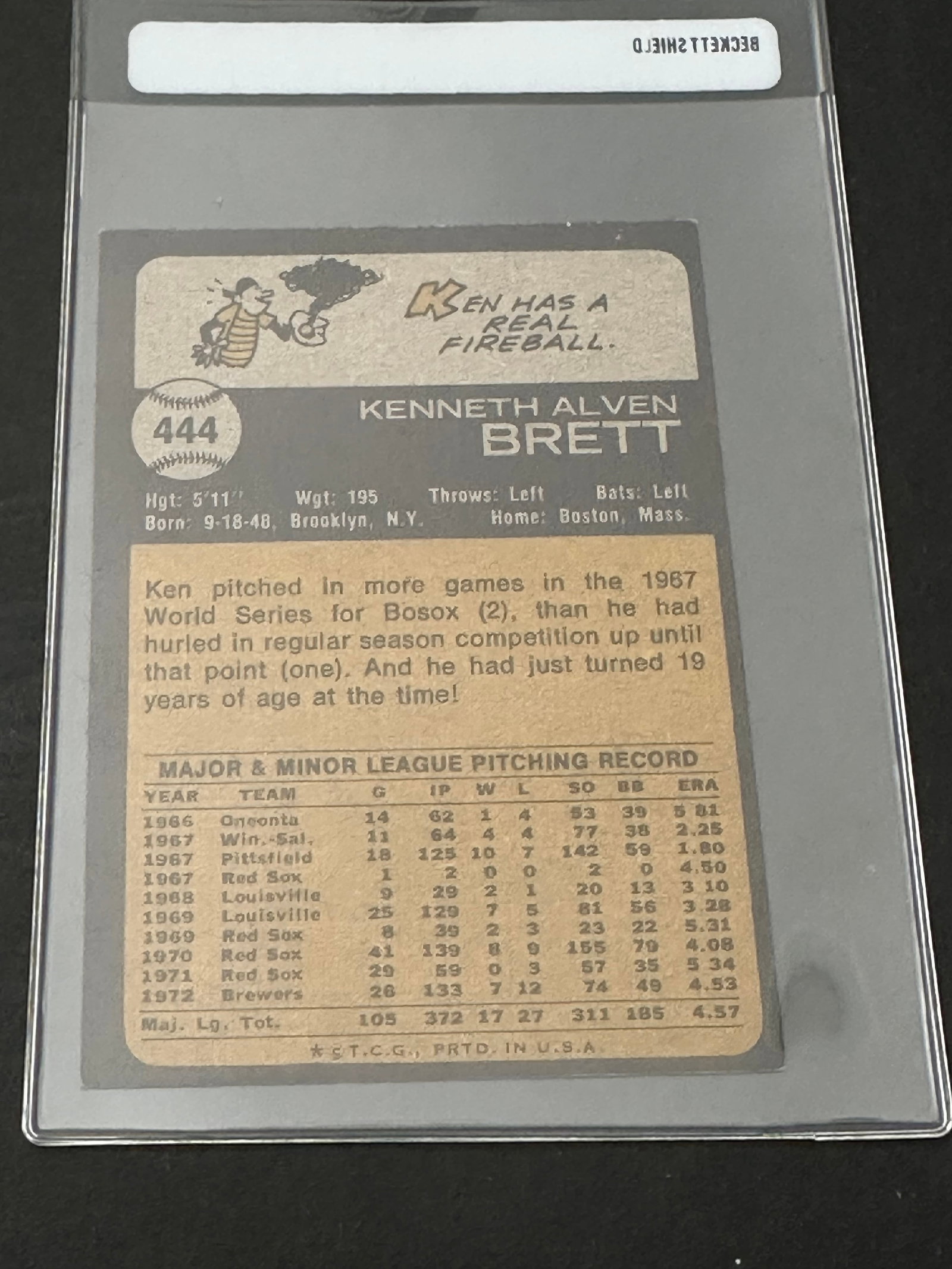 Ken Brett Of The Philadelphia Phillies - 2