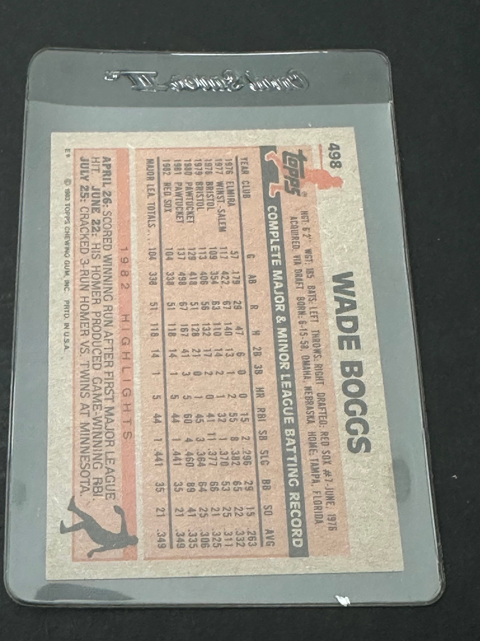 Wade Boggs Of The Boston Red Sox - 2