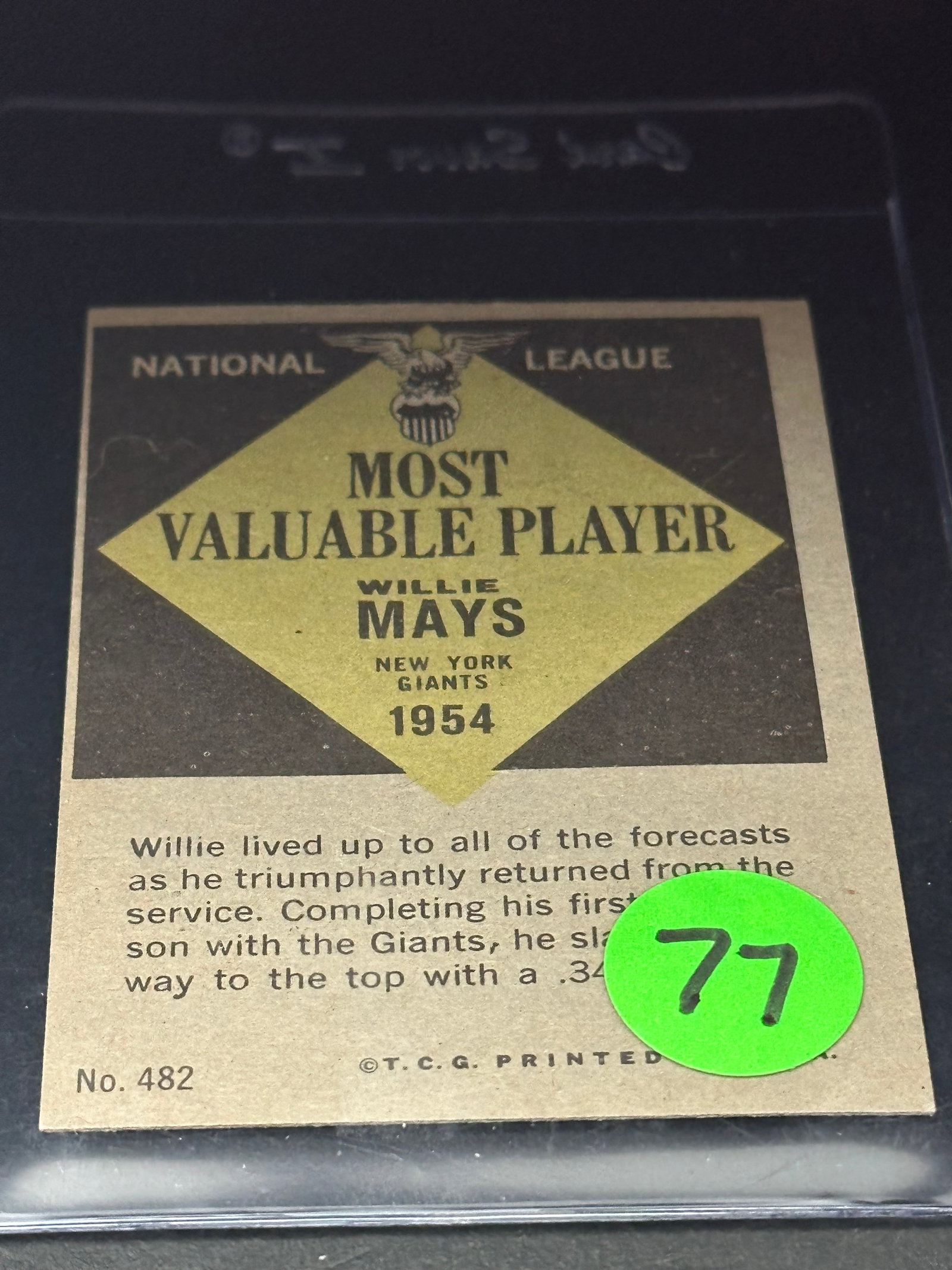 New York Giants Legend Willie Mays - 2