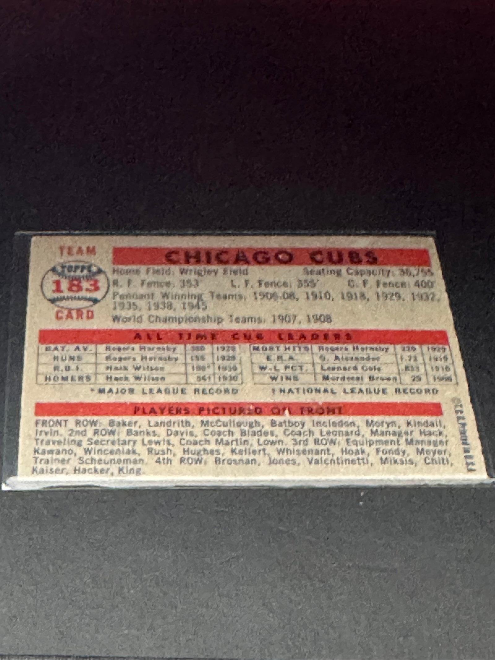 Chicago Cubs. - 2
