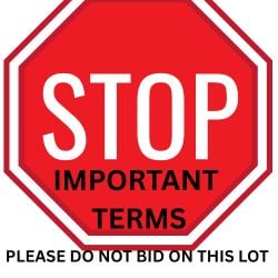 IMPORTANT TERMS: PLEASE READ BEFORE BIDDING (1 of 1)