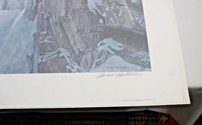 Arctic Cliff - White Wolves by Robert Bateman - 2