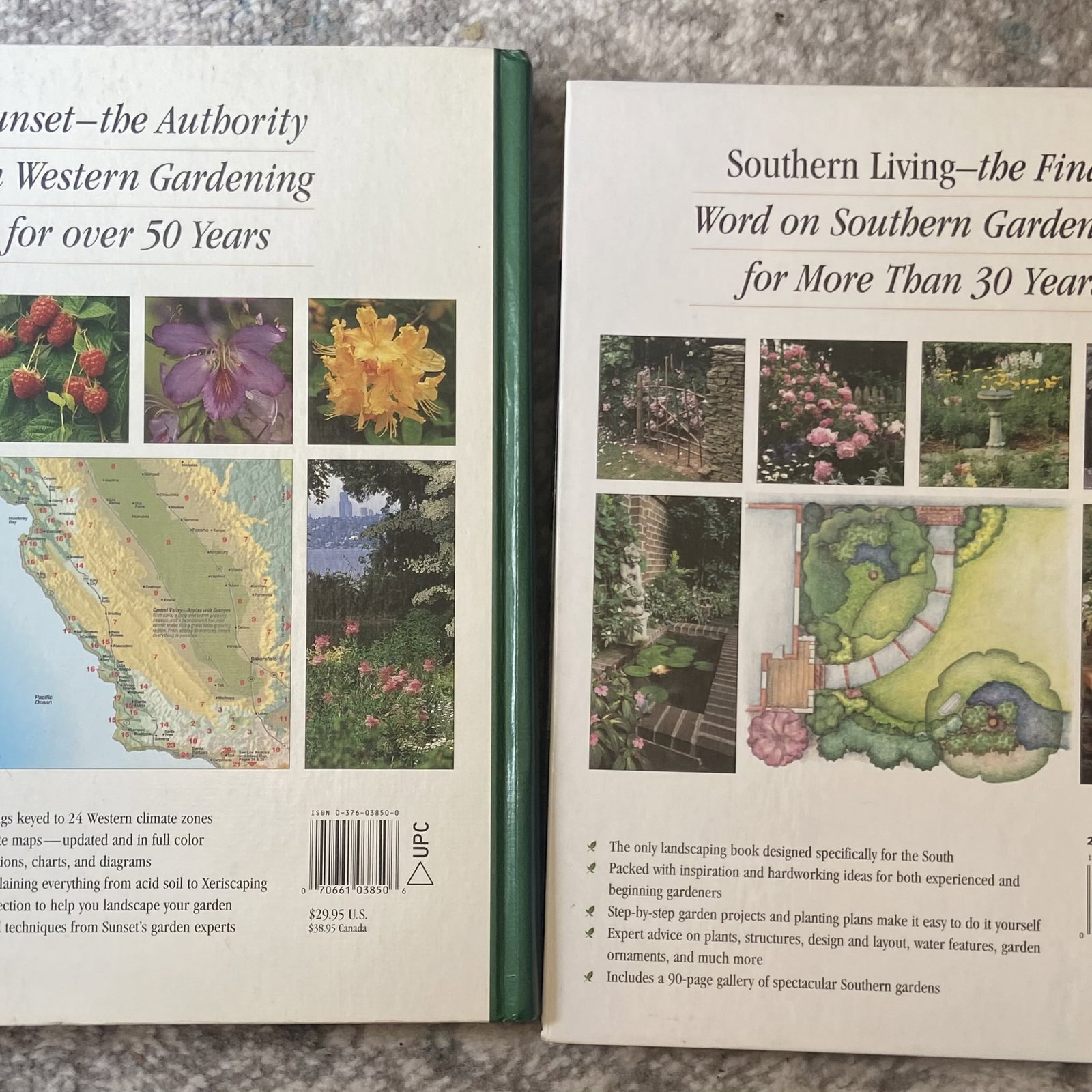 Sunset Western Garden Book & Southern Living Landscape Boo - 2