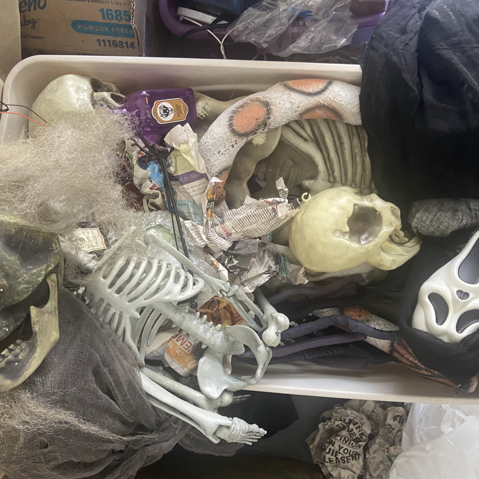 Halloween Decor - LOCAL PICKUP ONLY: Large Lot of outdoors and some indoor Halloween Decor. Condition as shown