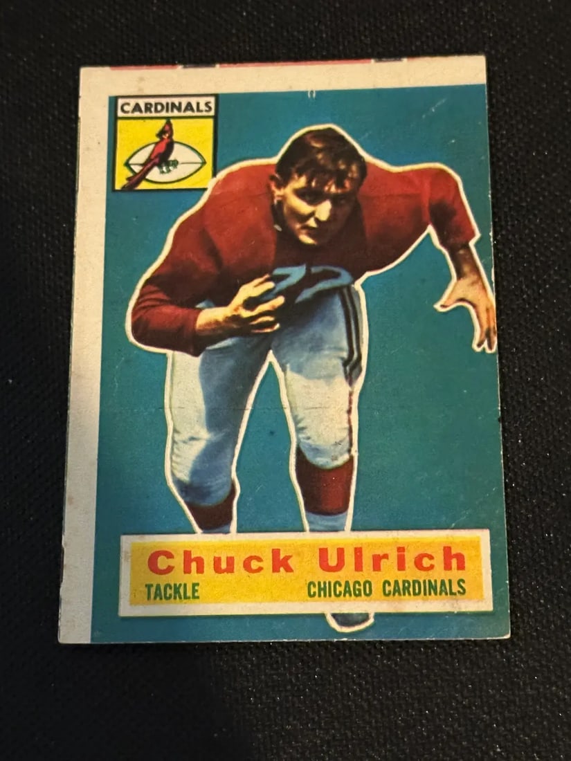 1956 Topps Vintage Football Trading Cards: Raw - ungraded - condition is as shown and sold as is