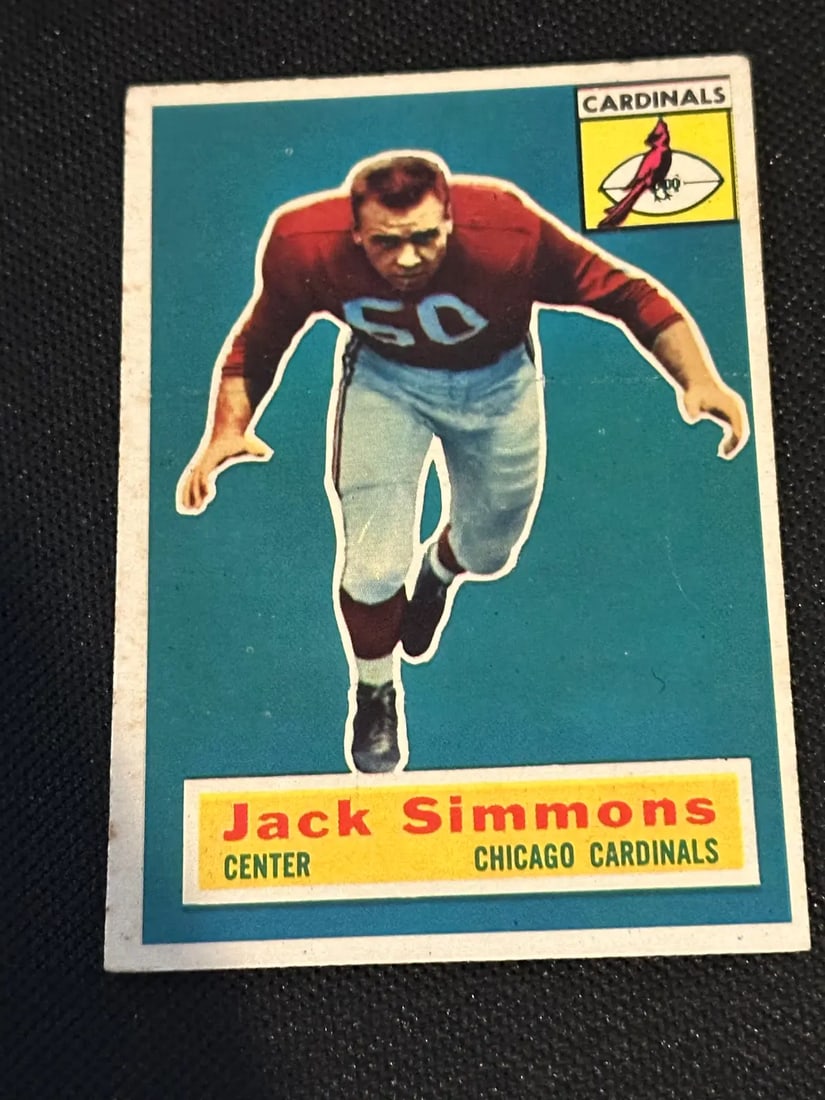 1956 Topps Vintage Football Trading Cards: Raw - ungraded - condition is as shown and sold as is