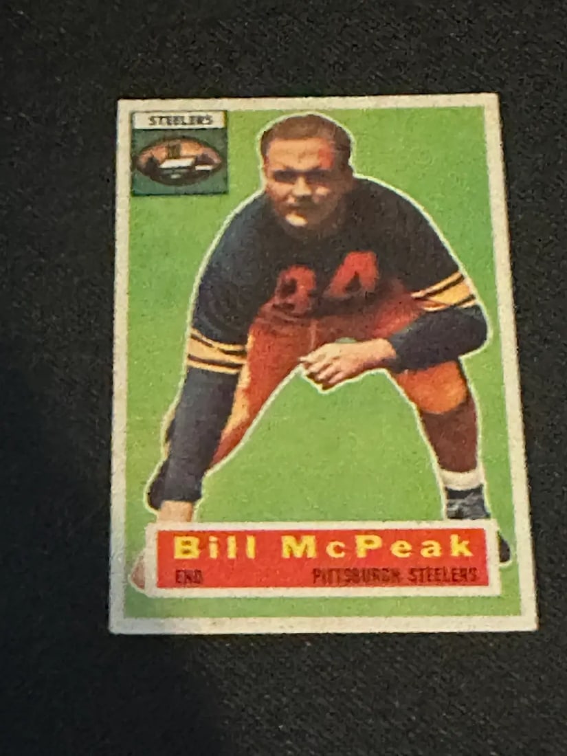 1956 Topps Vintage Football Trading Cards: Raw - ungraded - condition is as shown and sold as is